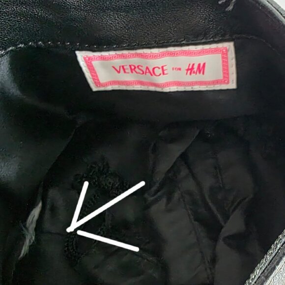 Versace H&M Black Mini Studded Bag. Good Condition - Picture 12 of 15